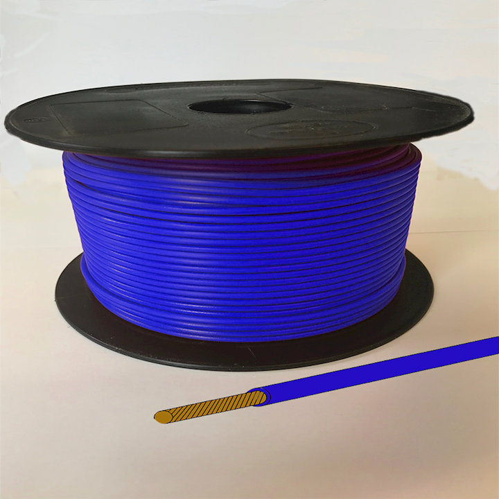 Single Core Cable - Blue - 28/0.30 17.5amp (CAB.3BLU)